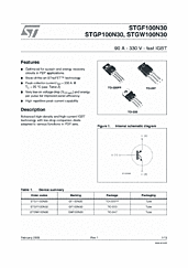 DataSheet STGP100N30 pdf